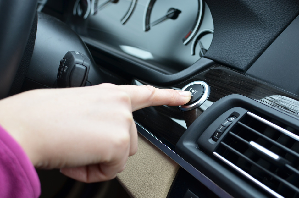 Smart key for push-to-start vehicles