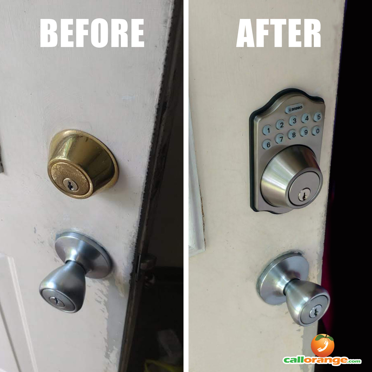 install electronic keypad deadbolt